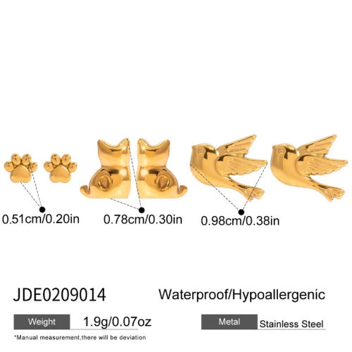 Boucles d’oreilles en acier – E0209014