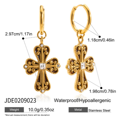 Boucles d’oreilles en acier – E0209023