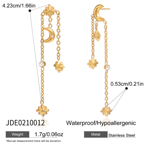 Boucles d’oreilles en acier – E0210012