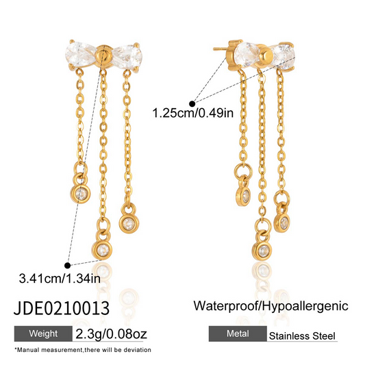 Boucles d’oreilles en acier – E0210013