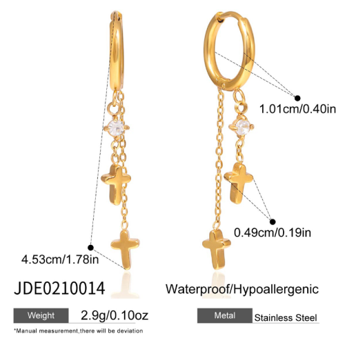 Boucles d’oreilles en acier – E0210014
