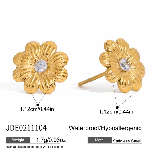 Boucles d’oreilles en acier – E0211104