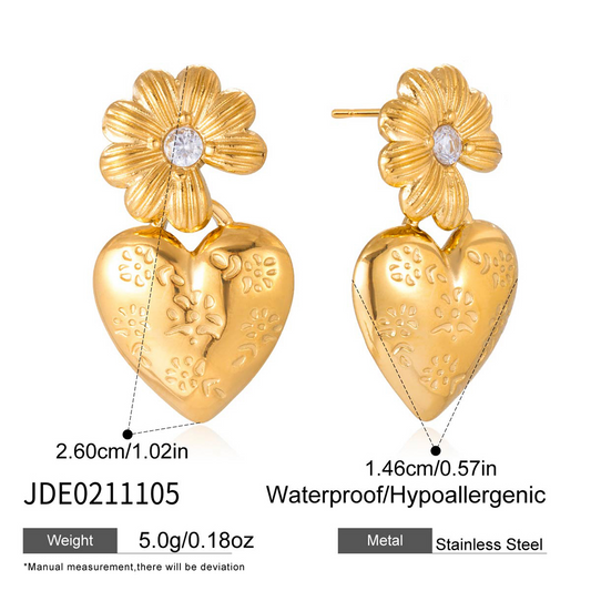 Boucles d’oreilles en acier – E0211105
