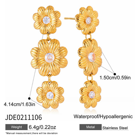 Boucles d’oreilles en acier – E0211106