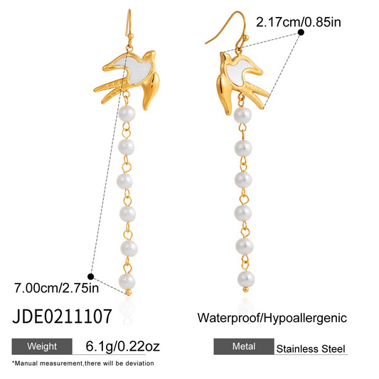 Boucles d’oreilles en acier – E0211107