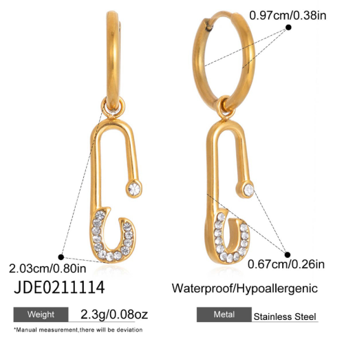 Boucles d’oreilles en acier – E0211114