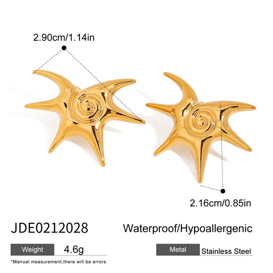 Boucles d’oreilles en acier – E0212028