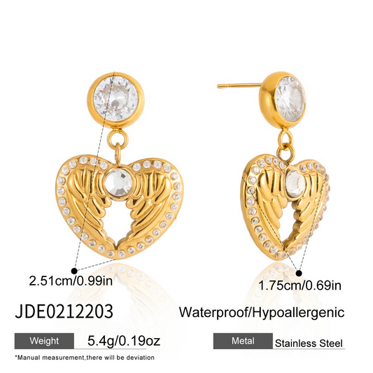 Boucles d’oreilles en acier – E0212203