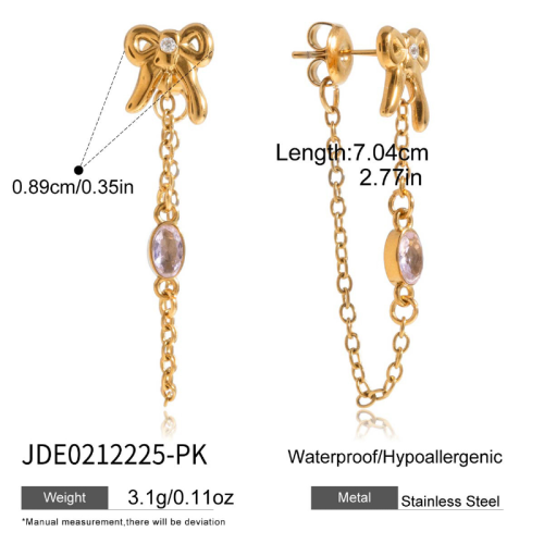 Boucles d’oreilles en acier – E0212225-PK
