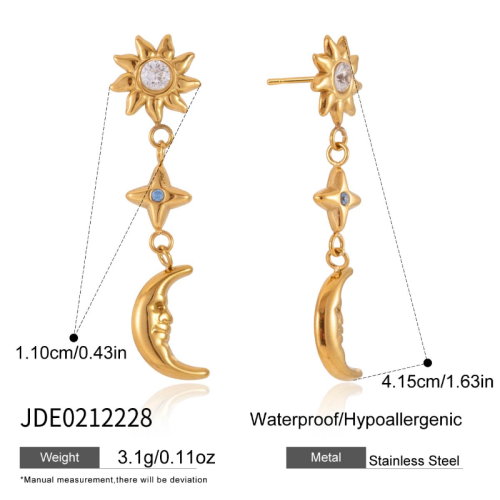 Boucles d’oreilles en acier – E0212228