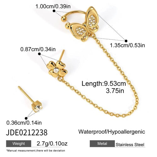 Boucles d’oreilles en acier – E0212238