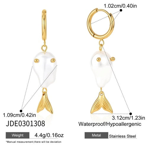 Boucles d’oreilles en acier – E0301308
