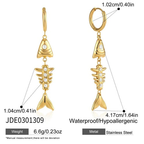 Boucles d’oreilles en acier – E0301309