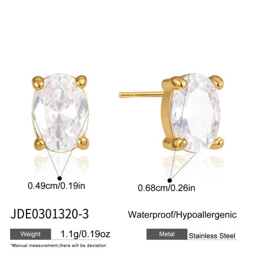 Boucles d’oreilles en acier – E0301320-3