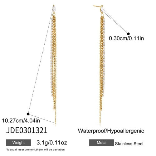 Boucles d’oreilles en acier – E0301321