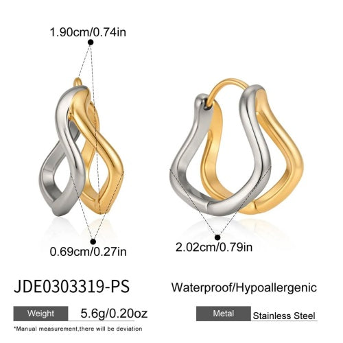 BOUCLES D’OREILLES ACIER REF E0303319-PS
