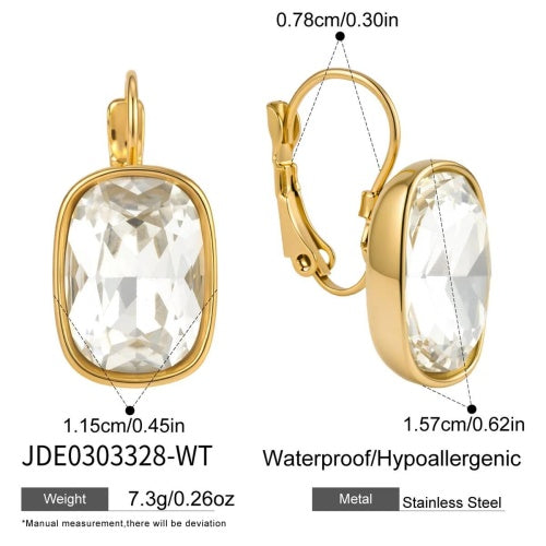 Boucles d’oreilles en acier – E0303328-WT