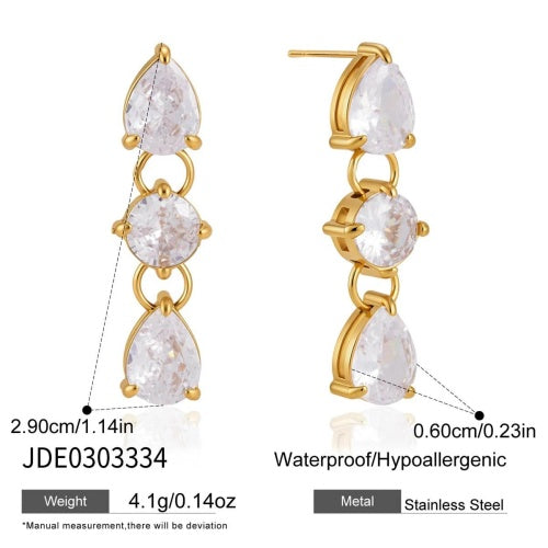 Boucles d’oreilles en acier – E0303334