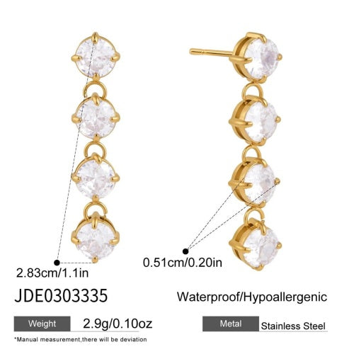 Boucles d’oreilles en acier – E0303335