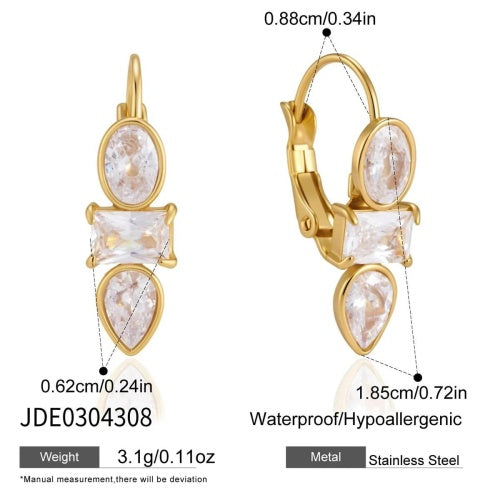Boucles d’oreilles en acier – E0304308