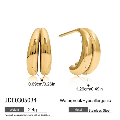 Boucles d’oreilles en acier – E0305034