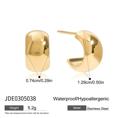 Boucles d’oreilles en acier – E0305038