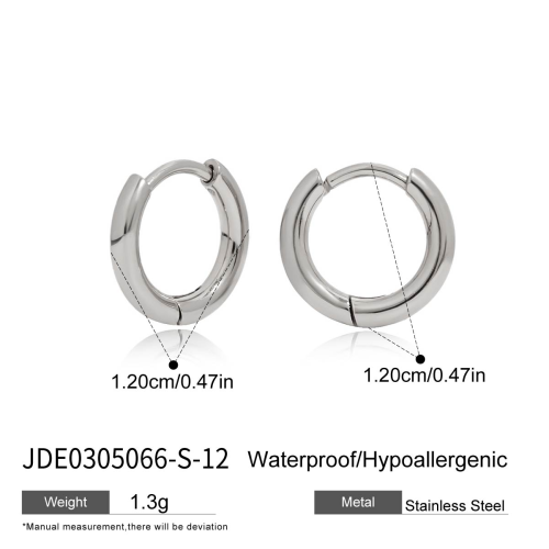 Boucles d’oreilles en acier – E0305066-S-12