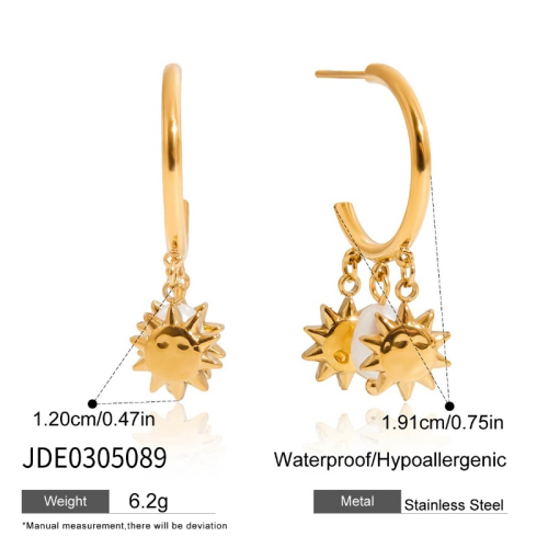Boucles d’oreilles en acier – E0305089