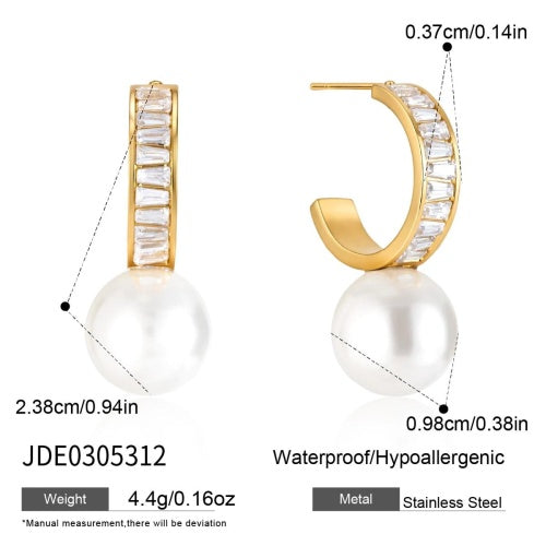 BOUCLES D’OREILLES ACIER REF E0305312