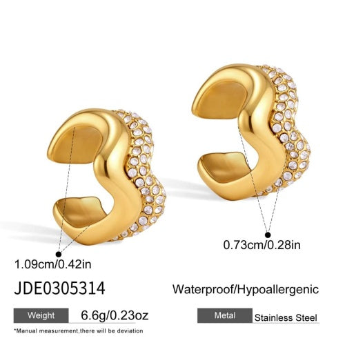 Boucles d’oreilles en acier – E0305314
