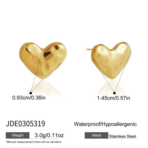 BOUCLES D’OREILLES ACIER REF E0305319