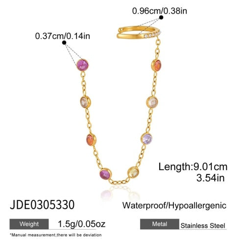 BOUCLES D’OREILLES ACIER REF E0305330