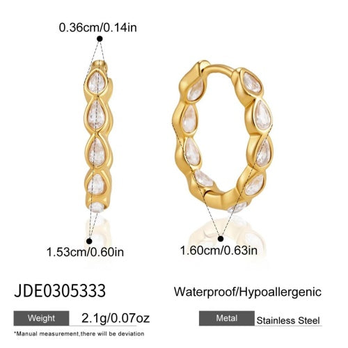 Boucles d’oreilles en acier – E0305333