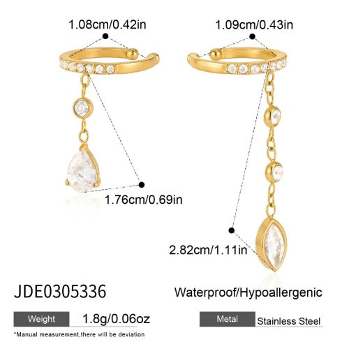 BOUCLES D’OREILLES ACIER REF E0305336