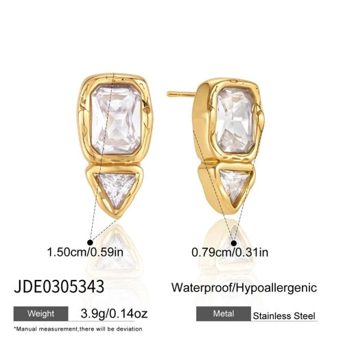 BOUCLES D’OREILLES ACIER REF E0305343