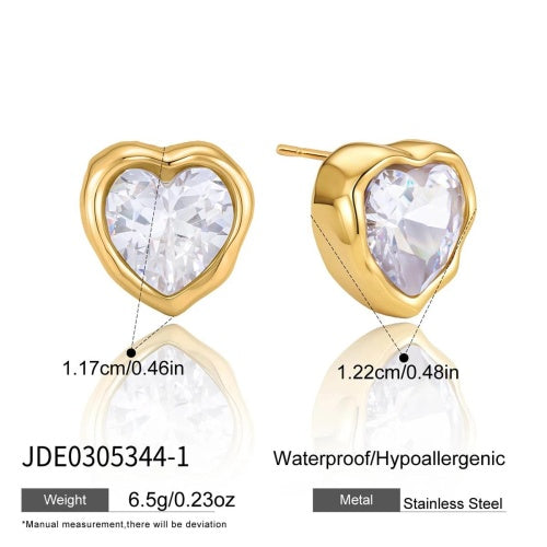 BOUCLES D’OREILLES ACIER REF E0305344-1