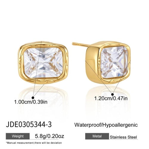 BOUCLES D’OREILLES ACIER REF E0305344-3