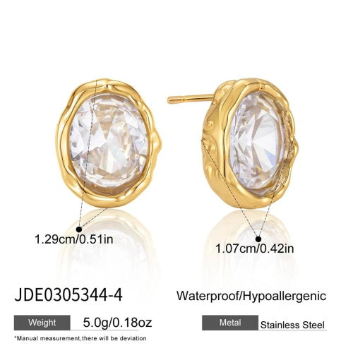 BOUCLES D’OREILLES ACIER REF E0305344-4