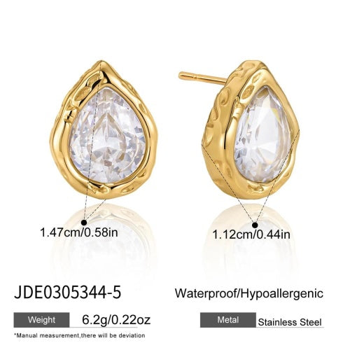 BOUCLES D’OREILLES ACIER REF E0305344-5