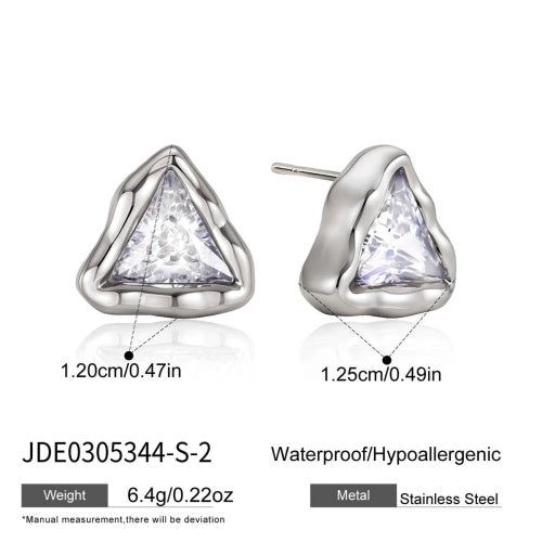 BOUCLES D’OREILLES ACIER REF E0305344-S-2