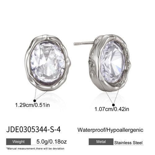 BOUCLES D’OREILLES ACIER REF E0305344-S-4