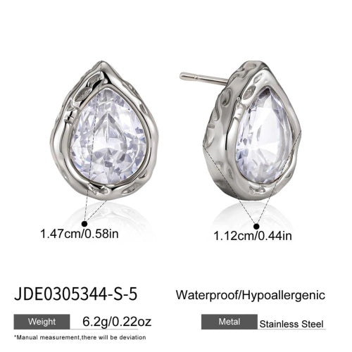 BOUCLES D’OREILLES ACIER REF E0305344-S-5