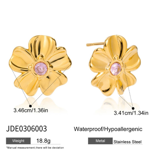 Boucles d’oreilles en acier – E0306003