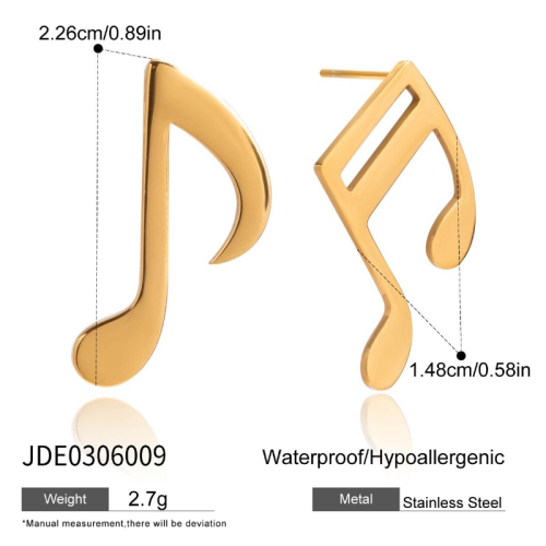 Boucles d’oreilles en acier – E0306009