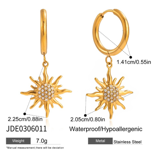 Boucles d’oreilles en acier – E0306011
