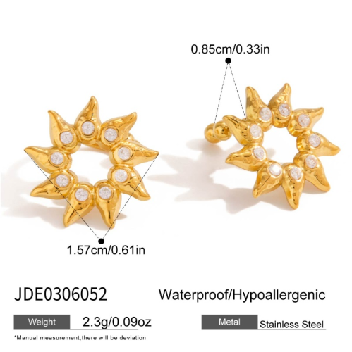 Boucles d’oreilles en acier – E0306052