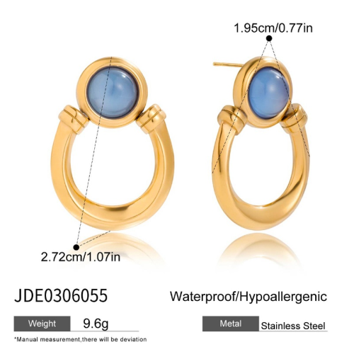 Boucles d’oreilles en acier – E0306055