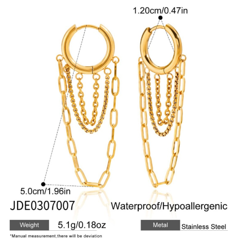 Boucles d’oreilles en acier – E0307007