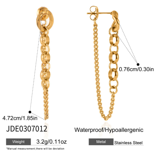 Boucles d’oreilles en acier – E0307012