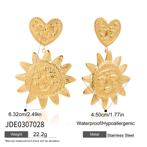 Boucles d’oreilles en acier – E0307028